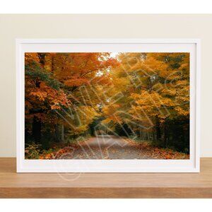 Fall Vibes 17x11 Art Print (Fall Colors, Artwork, Decor)